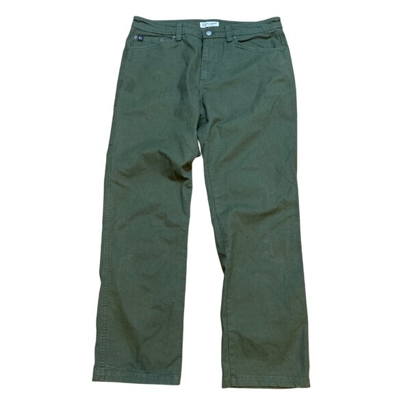 Flylow Mens Olive Green Pants Size 36 Cotton Blend Style 1444 - Picture 1 of 9
